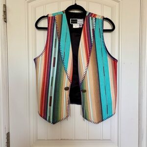 Rhonda Stark Serape Western Vest - Women